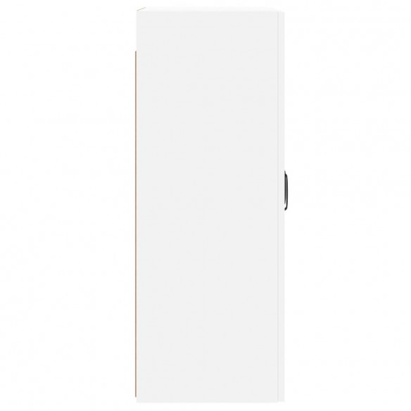 Armoires murales 2 pcs blanc bois d'ingénierie