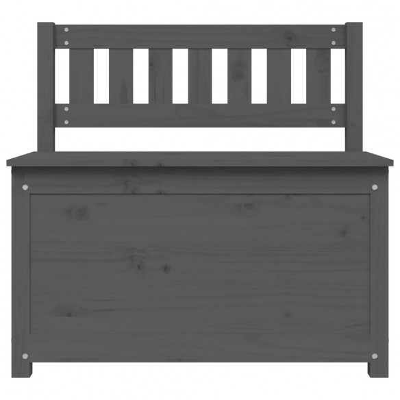 Banc Gris 80x41x77 cm Bois de pin massif