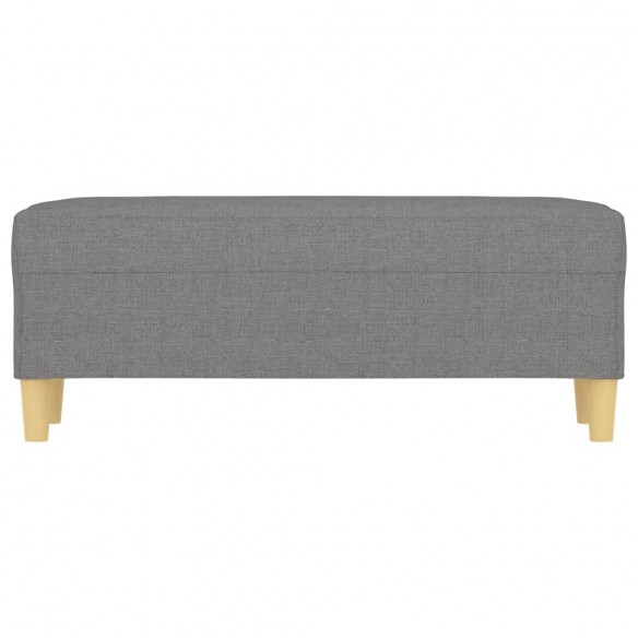 Banc Gris foncé 100x35x41 cm Tissu