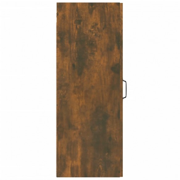 Armoire murale suspendue Chêne fumé 34,5x34x90 cm