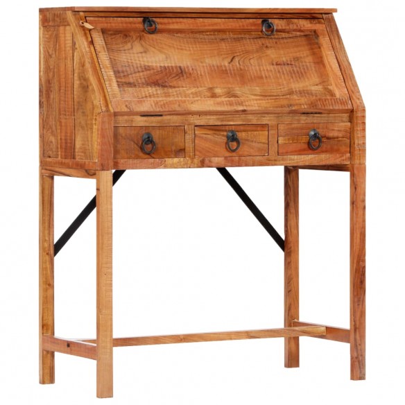 Bureau 90x40x107 cm Bois d'acacia massif