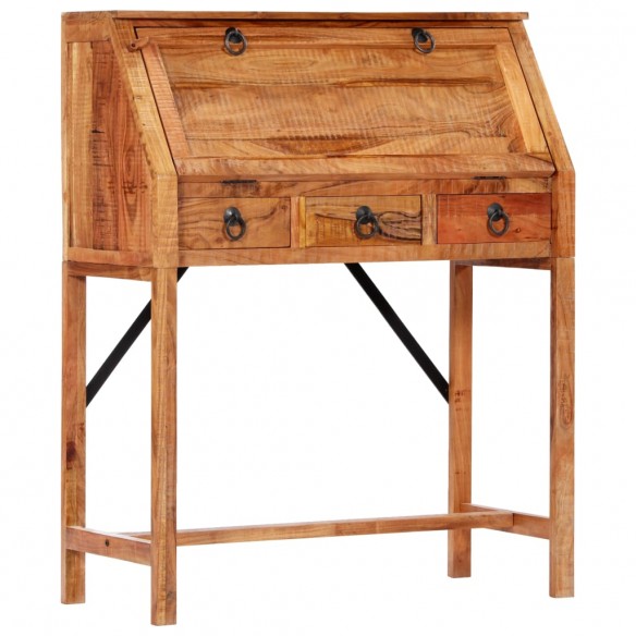 Bureau 90x40x107 cm Bois d'acacia massif