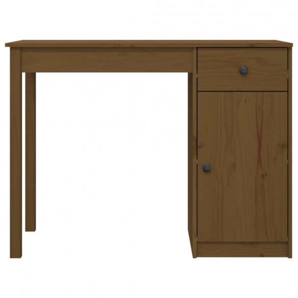 Bureau Marron miel 100x50x75 cm Bois massif de pin