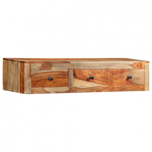 Table console murale 100x25x20 cm Bois massif