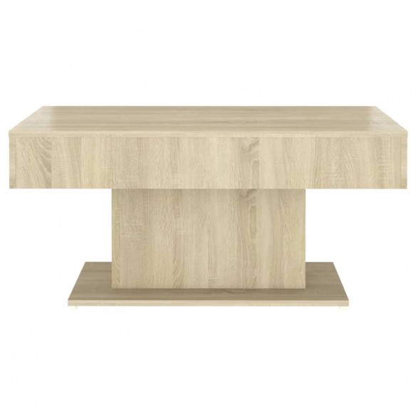 Table basse Chêne sonoma 96x50x45 cm Aggloméré