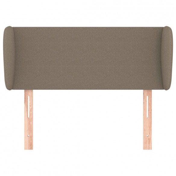 Tête de lit avec oreilles Taupe 83x23x78/88 cm Tissu