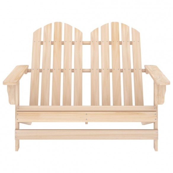 Chaise de jardin Adirondack 2 places Bois de sapin massif