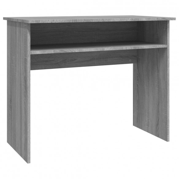 Bureau Sonoma gris 90x50x74 cm Bois d'ingénierie