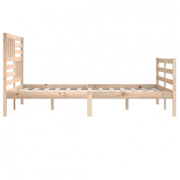 Cadre de lit Bois massif 180x200 cm Super King