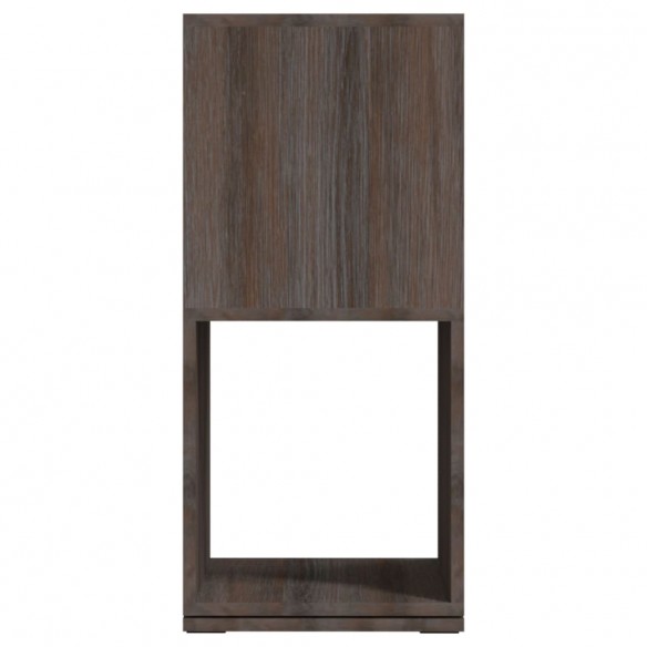 Armoire rotative Gris et chêne 34,5x34,5x75,5 cm Aggloméré