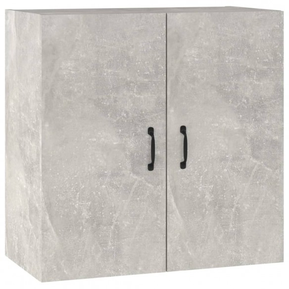 Armoire murale Gris béton 60x31x60 cm Bois d'ingénierie