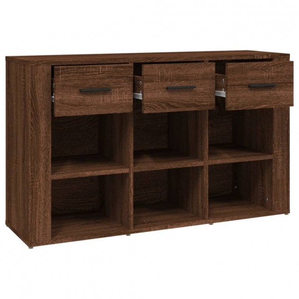 Buffet Chêne marron 100x30x59,5 cm Bois d'ingénierie