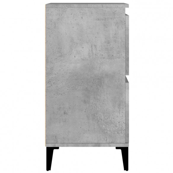 Buffet Gris béton 60x35x70 cm Bois d'ingénierie