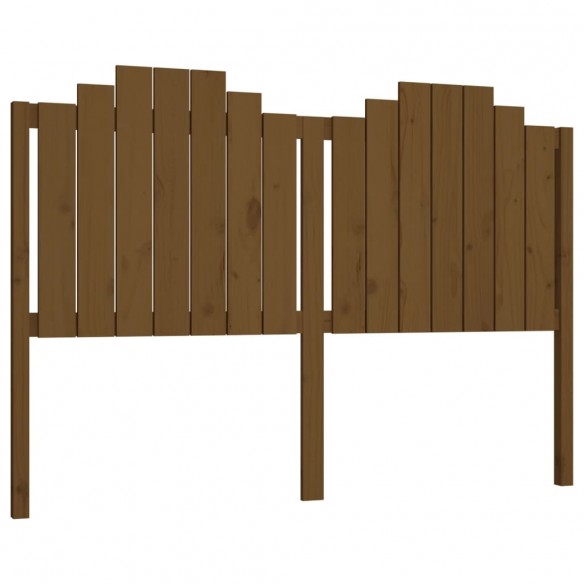 Tête de lit Marron miel 156x4x110 cm Bois massif de pin