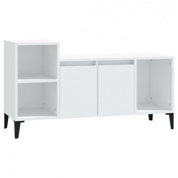 Meuble TV Blanc 100x35x55 cm Bois d'ingénierie