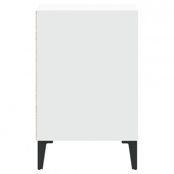 Meuble TV Blanc 100x35x55 cm Bois d'ingénierie