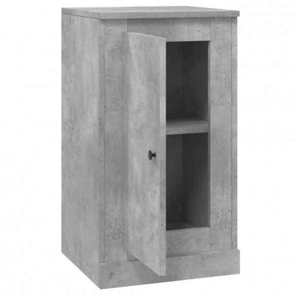 Buffets 2 pcs gris béton 37,5x35,5x67,5 cm bois d'ingénierie