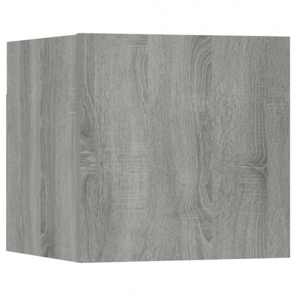 Meubles TV muraux 2 pcs Sonoma gris 30,5x30x30 cm