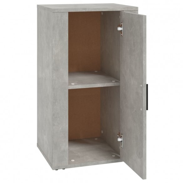 Buffet Gris béton 40x33x70 cm Bois d'ingénierie