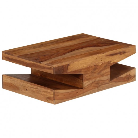 Table basse Bois massif de Sesham 90 x 60 x 30 cm