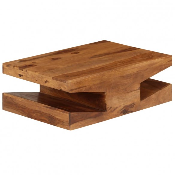 Table basse Bois massif de Sesham 90 x 60 x 30 cm