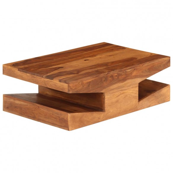 Table basse Bois massif de Sesham 90 x 60 x 30 cm