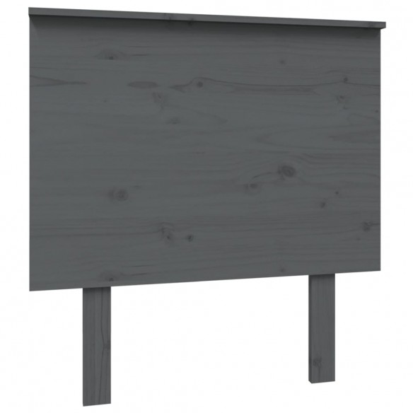 Tête de lit Gris 79x6x82,5 cm Bois massif de pin