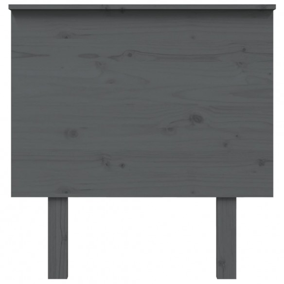 Tête de lit Gris 79x6x82,5 cm Bois massif de pin