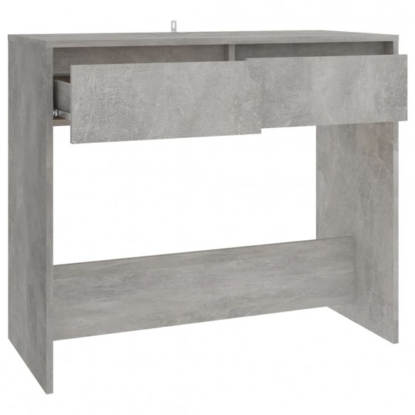 Table console Gris béton 89x41x76,5 cm Acier