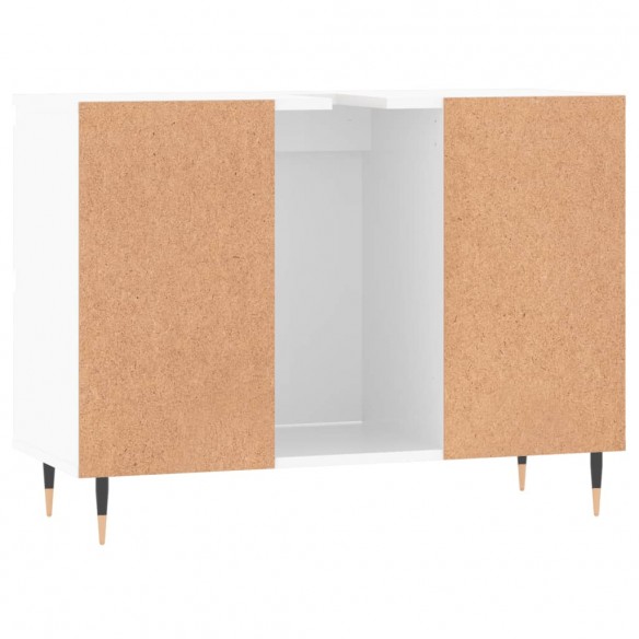 Armoire de salle de bain blanc brillant 80x33x60 cm