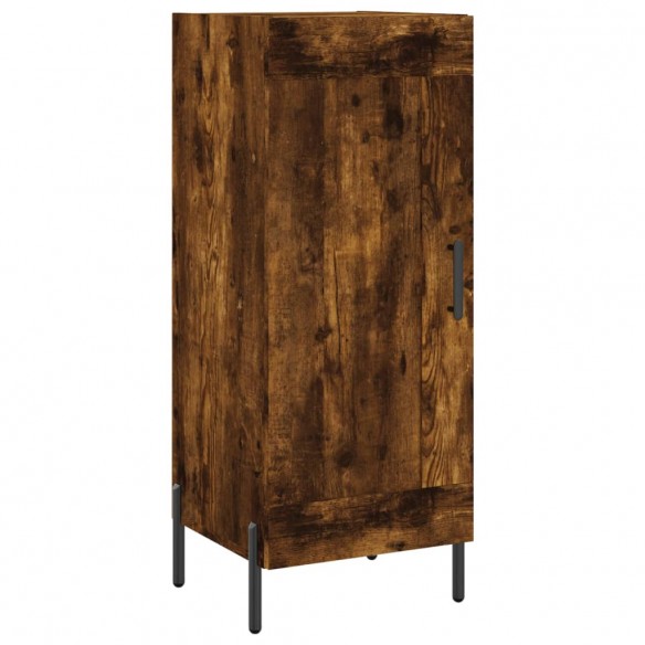 Buffet Chêne fumé 34,5x34x90 cm Bois d'ingénierie