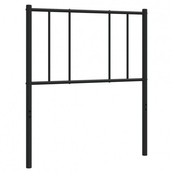 Tête de lit métal noir 75 cm