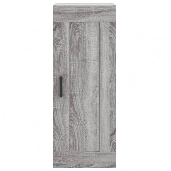 Armoire murale sonoma gris 34,5x34x90 cm bois d'ingénierie