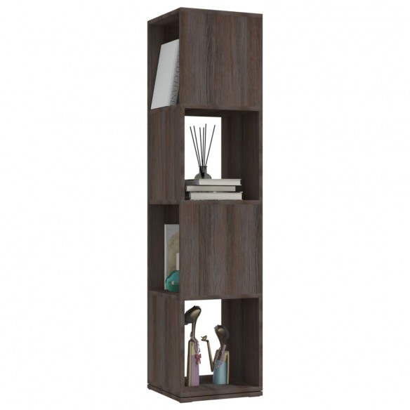 Armoire rotative Gris/chêne Sonoma 34,5x34,5x147,5 cm Aggloméré