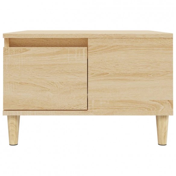 Table basse chêne sonoma 55x55x36,5 cm bois d'ingénierie