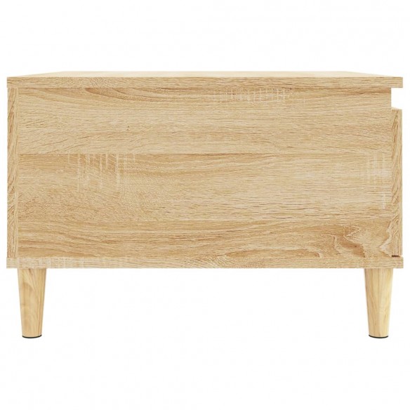 Table basse chêne sonoma 55x55x36,5 cm bois d'ingénierie