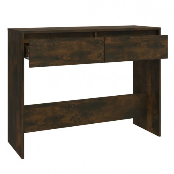 Table console Chêne fumé 100x35x76,5 cm Aggloméré