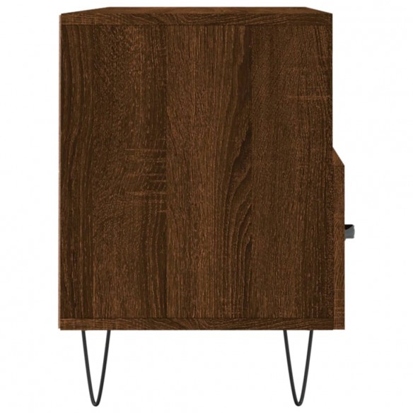 Meuble TV chêne marron 102x36x50 cm bois d'ingénierie