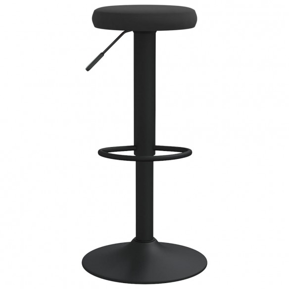 Tabourets de bar 2 pcs Noir Velours