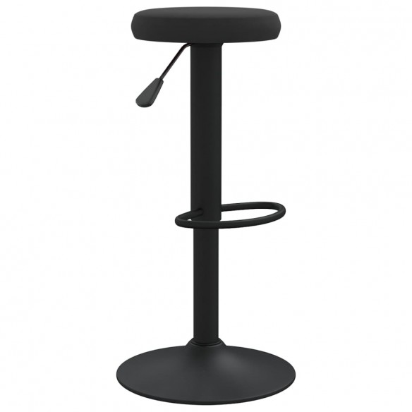 Tabourets de bar 2 pcs Noir Velours