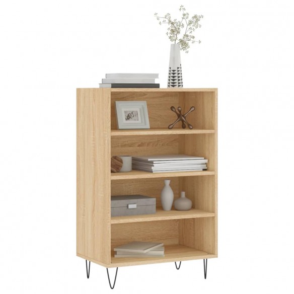 Buffet haut chêne sonoma 57x35x90 cm bois d'ingénierie