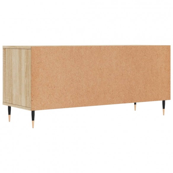 Meuble TV chêne sonoma 100x34,5x44,5 cm bois d'ingénierie