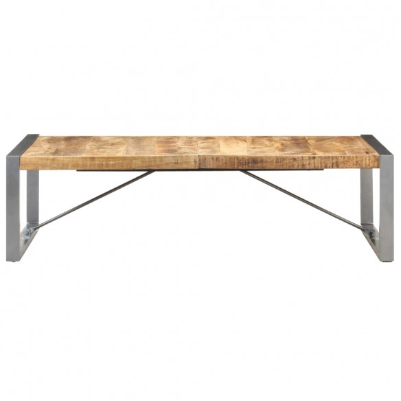 Table basse 140x70x40 cm Bois de manguier brut