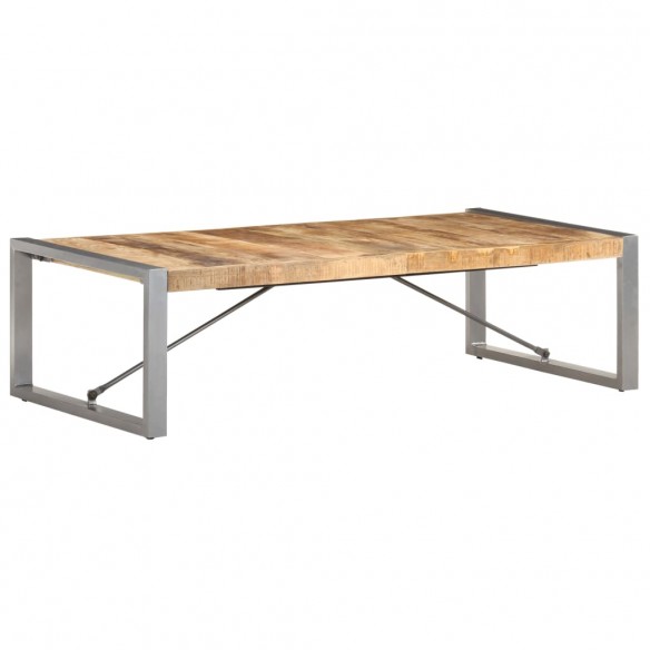 Table basse 140x70x40 cm Bois de manguier brut