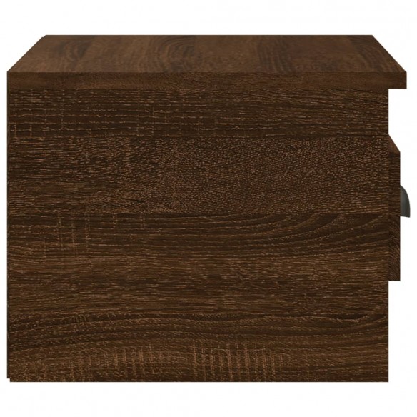 Tables de chevet murales 2 pcs Chêne marron 41,5x36x28 cm