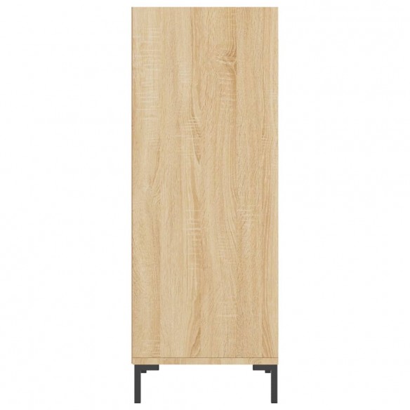 Buffet chêne sonoma 34,5x32,5x90 cm bois d'ingénierie