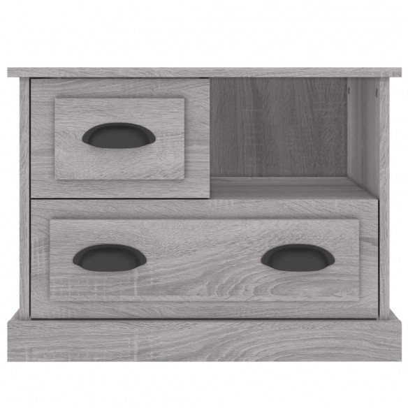 Table de chevet sonoma gris 60x39x45 cm