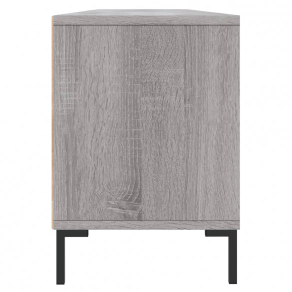 Meuble TV sonoma gris 150x30x44,5 cm bois d'ingénierie