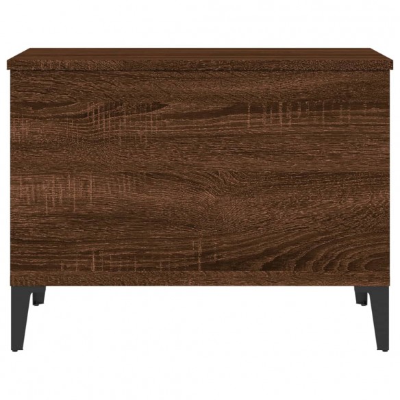 Table basse Chêne marron 60x44,5x45 cm Bois d'ingénierie