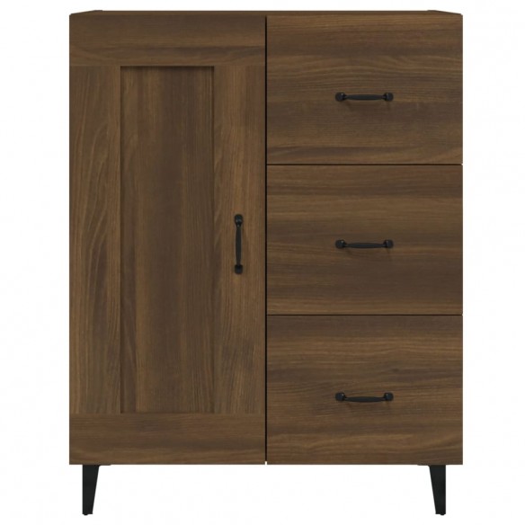 Buffet Chêne marron 69,5x34x90 cm Bois d'ingénierie